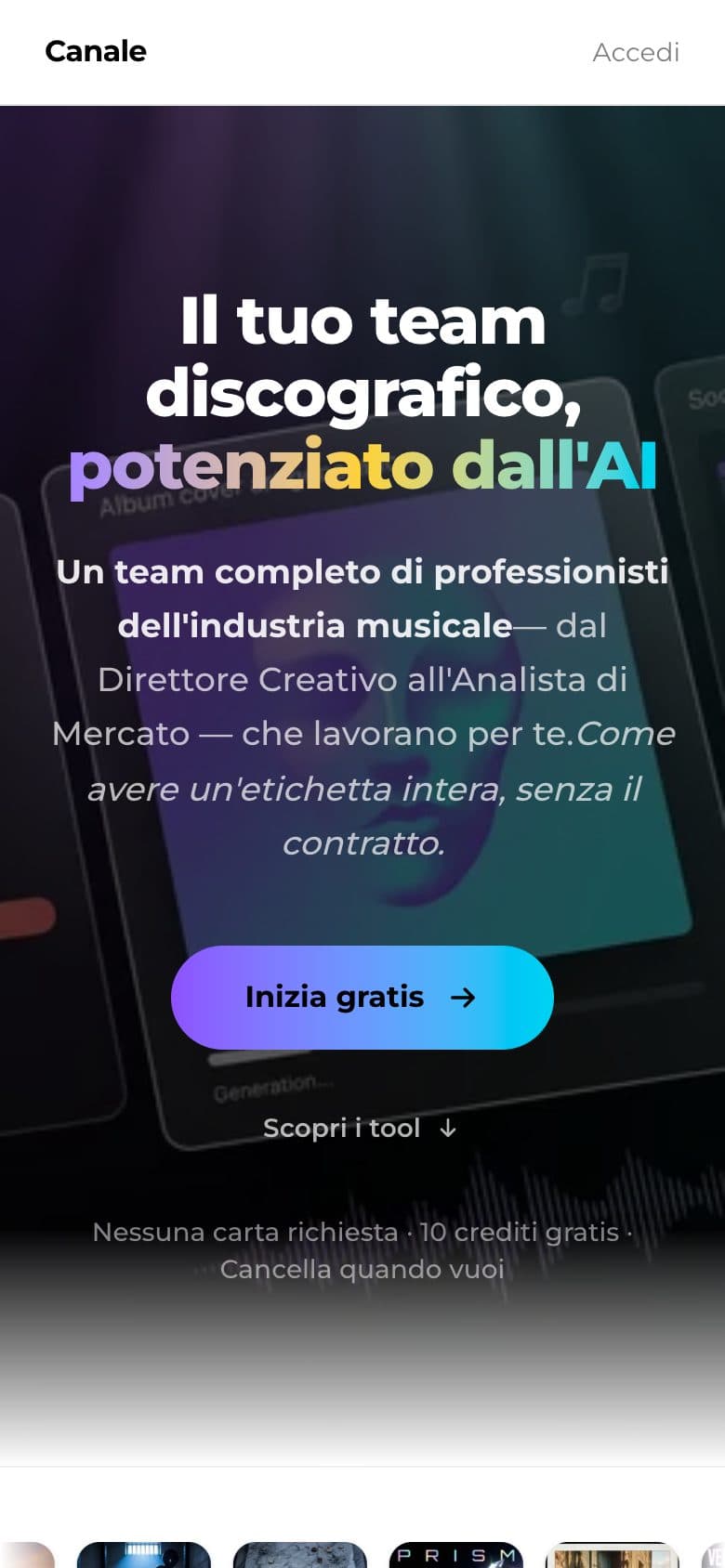 Canale Studio — versione mobile