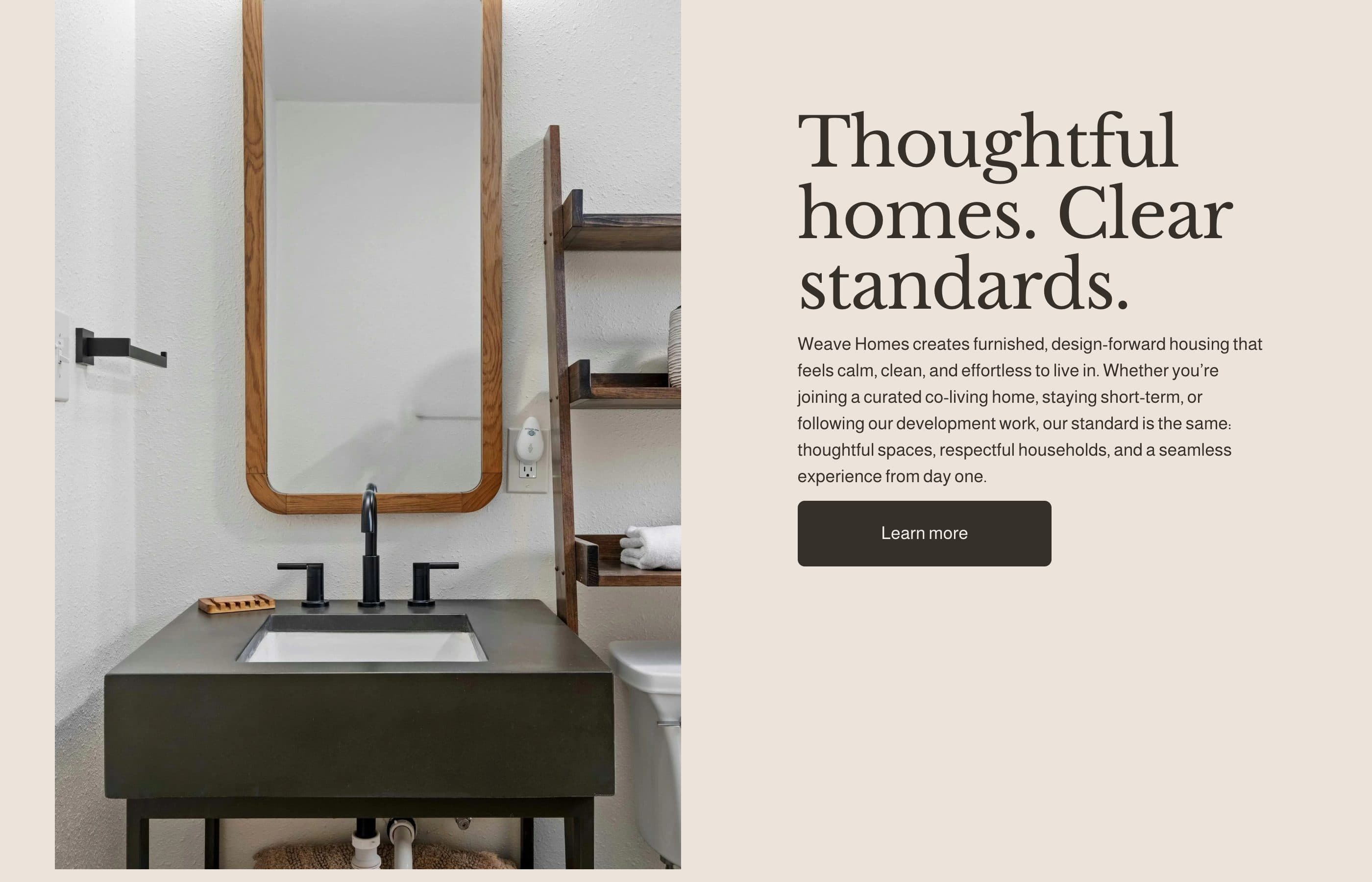 Weave Homes — dettaglio