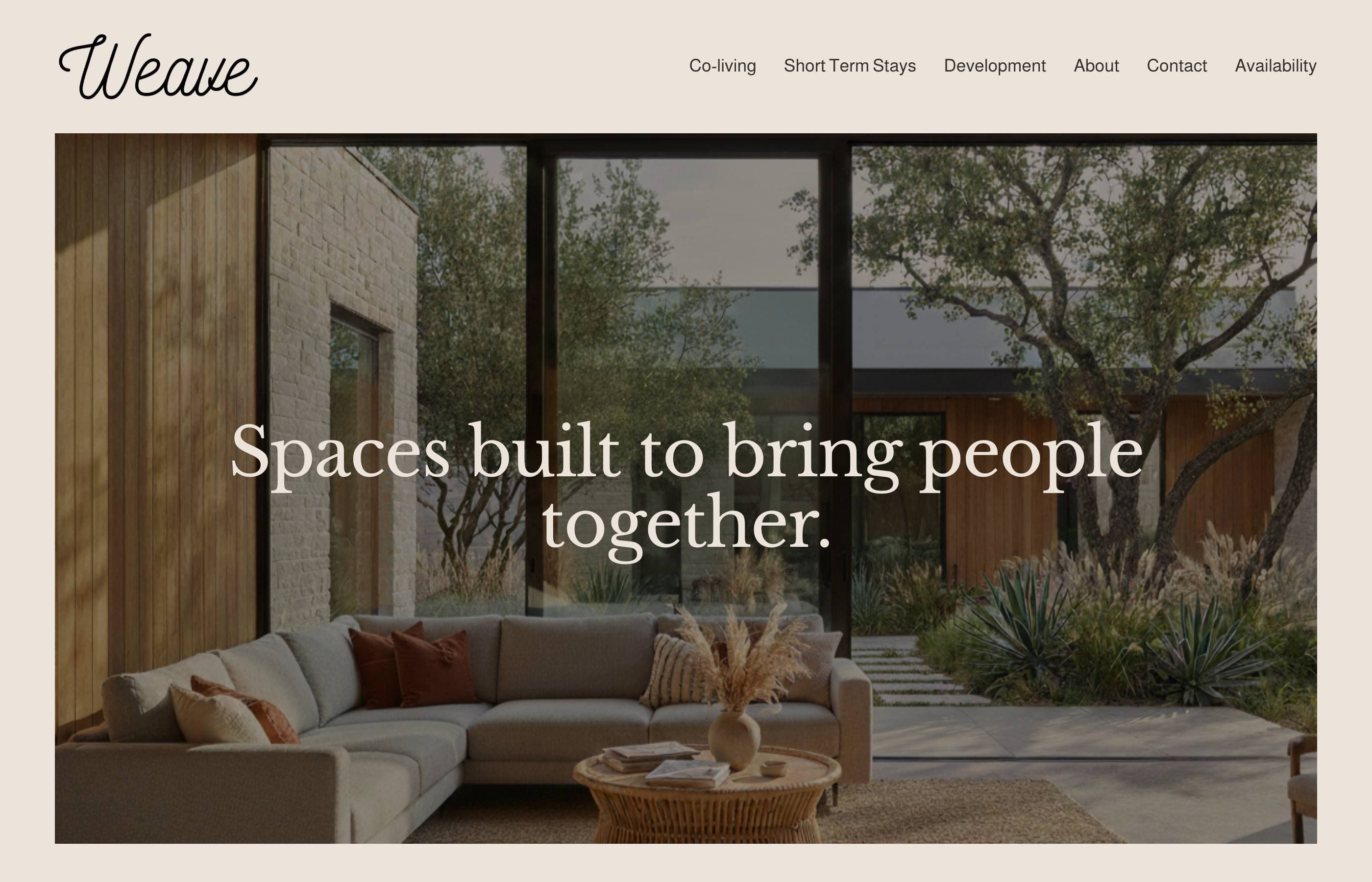 Weave Homes — panoramica